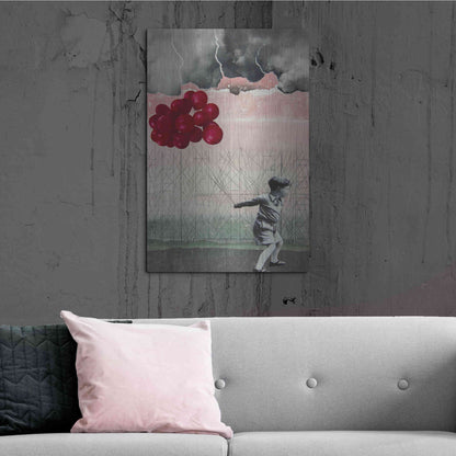 Luxe Metal Art 'Lucky Day' by DB Waterman, Metal Wall Art,24x36