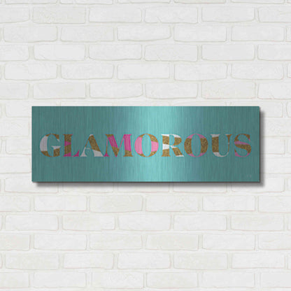 Luxe Metal Art 'Glamourous' by Yass Naffas Designs, Metal Wall Art,36x12