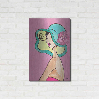 Luxe Metal Art 'Lady Bellissima' by Yass Naffas Designs, Metal Wall Art,24x36