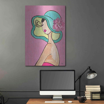 Luxe Metal Art 'Lady Bellissima' by Yass Naffas Designs, Metal Wall Art,24x36