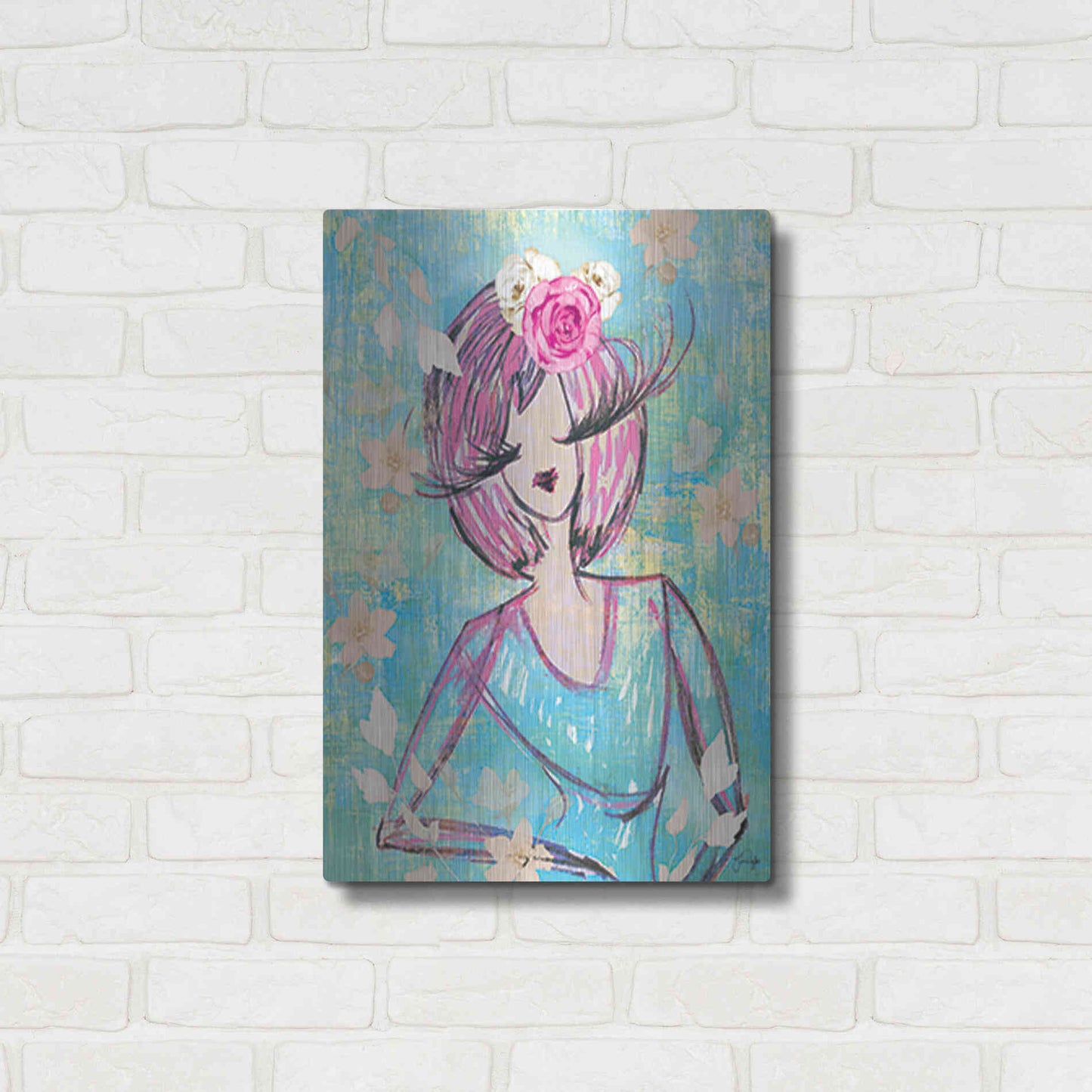 Luxe Metal Art 'Classy and Fabulous' by Yass Naffas Designs, Metal Wall Art,16x24