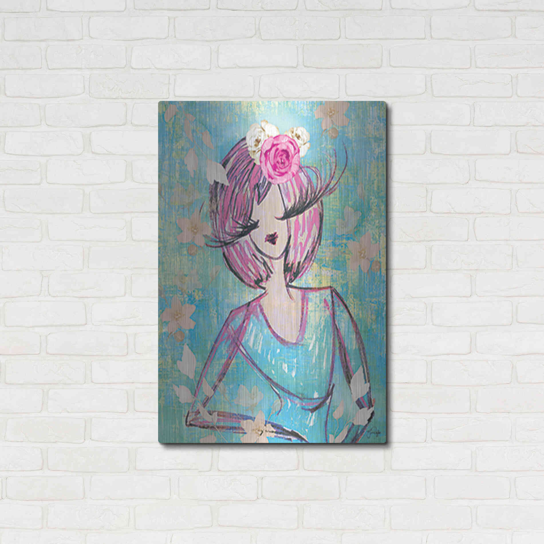 Luxe Metal Art 'Classy and Fabulous' by Yass Naffas Designs, Metal Wall Art,24x36