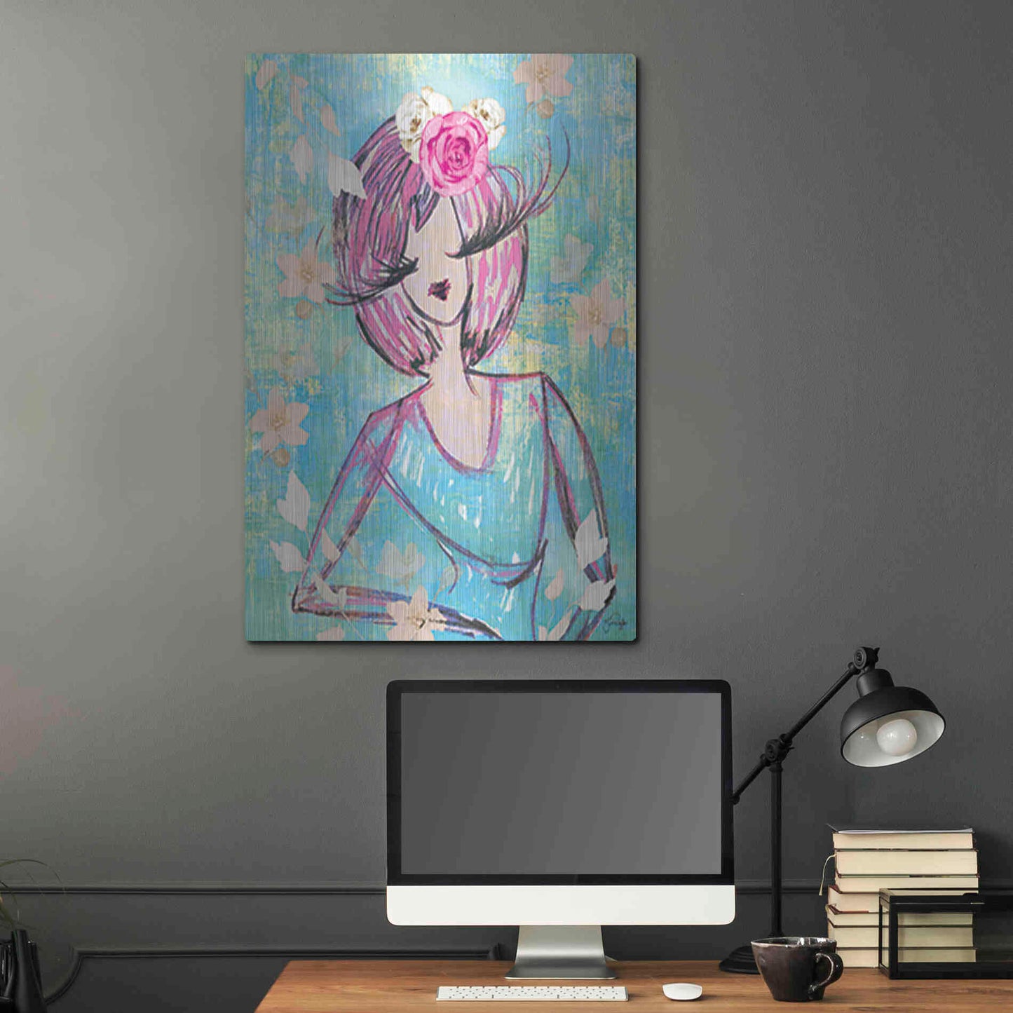 Luxe Metal Art 'Classy and Fabulous' by Yass Naffas Designs, Metal Wall Art,24x36