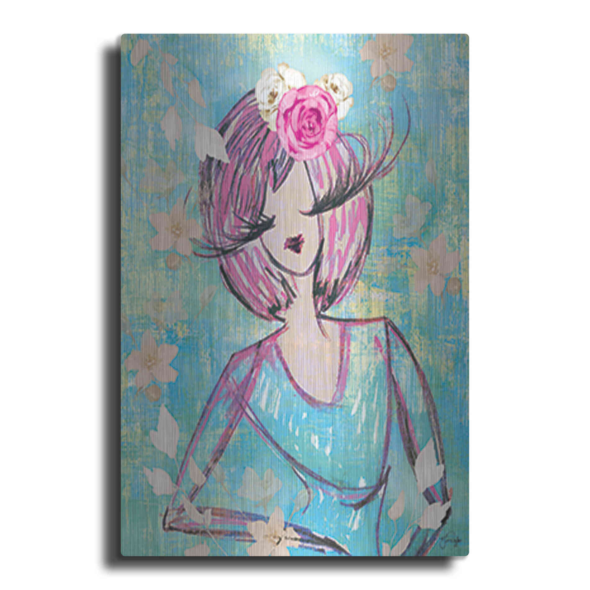 Luxe Metal Art 'Classy and Fabulous' by Yass Naffas Designs, Metal Wall Art