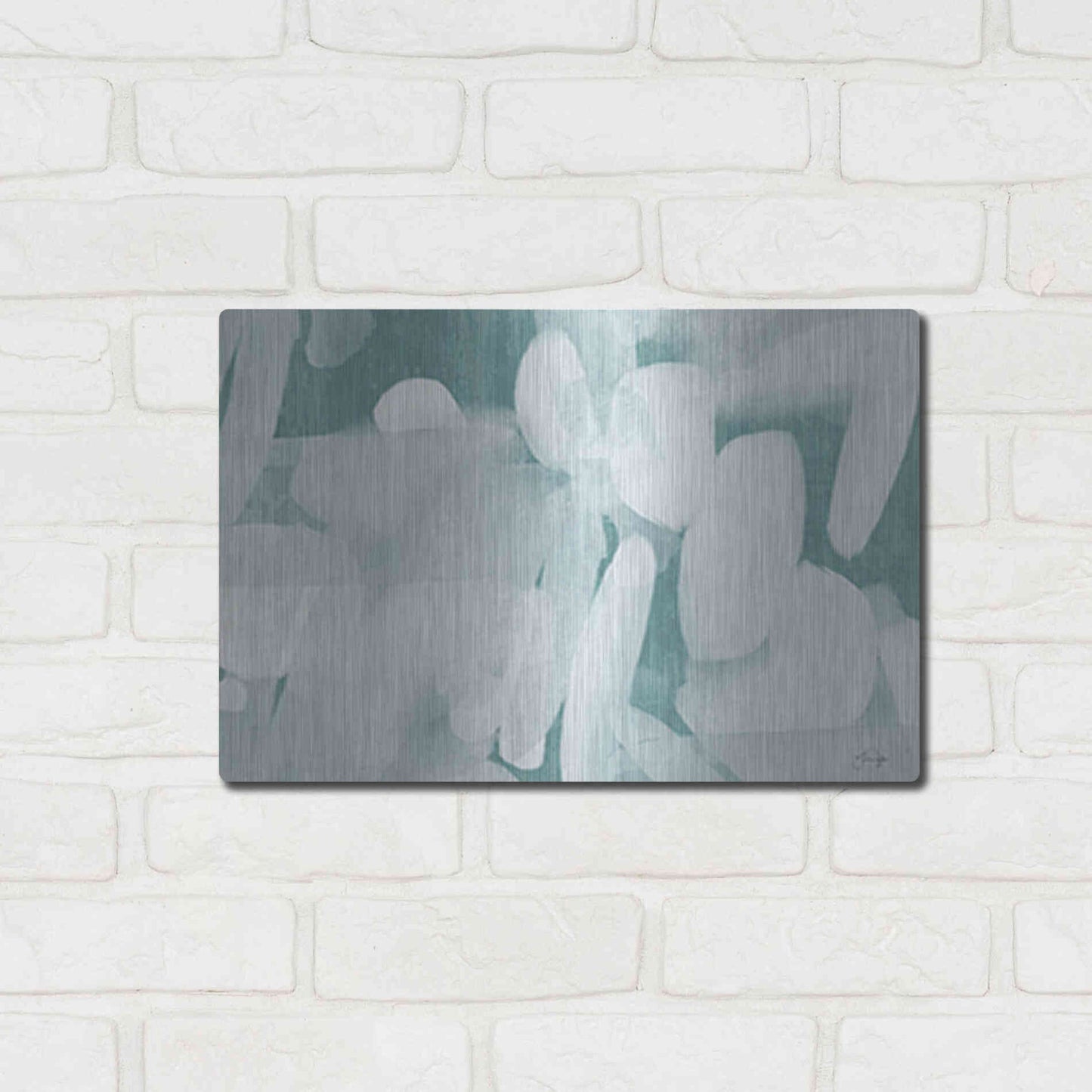 Luxe Metal Art 'Essence of Floating' by Yass Naffas Designs, Metal Wall Art,16x12