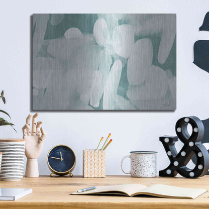 Luxe Metal Art 'Essence of Floating' by Yass Naffas Designs, Metal Wall Art,16x12