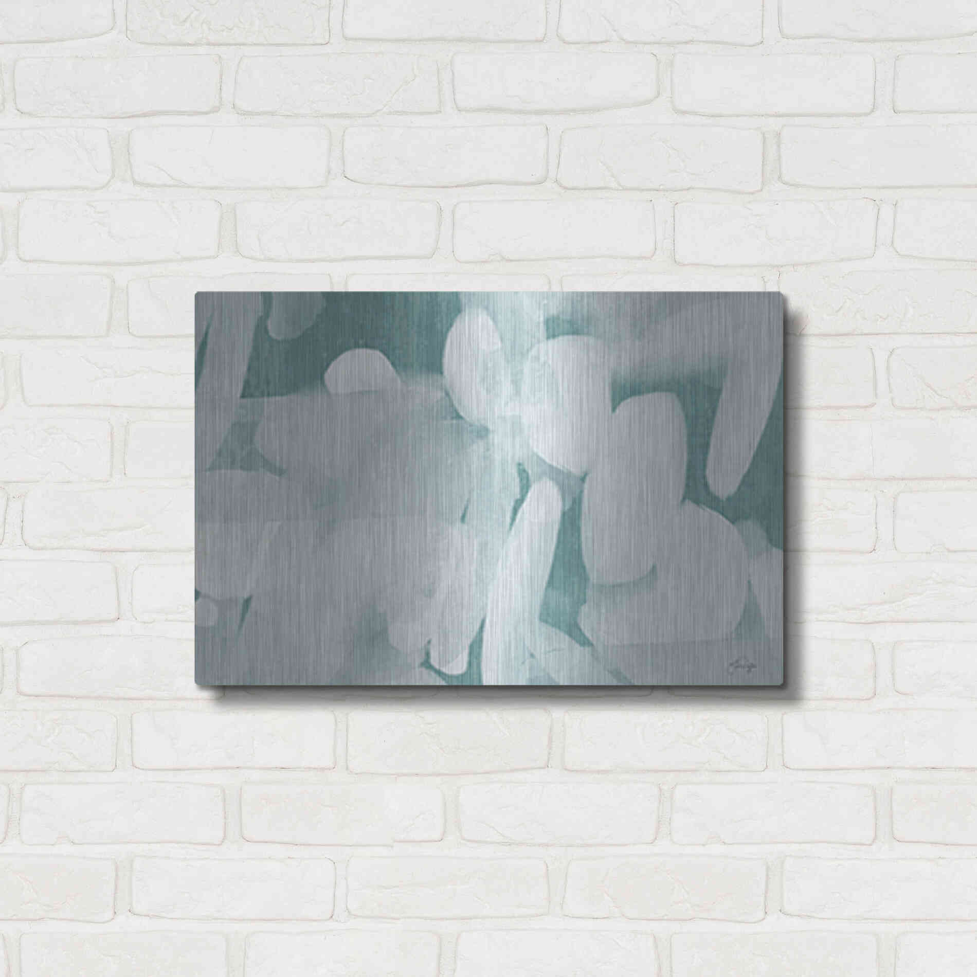 Luxe Metal Art 'Essence of Floating' by Yass Naffas Designs, Metal Wall Art,24x16