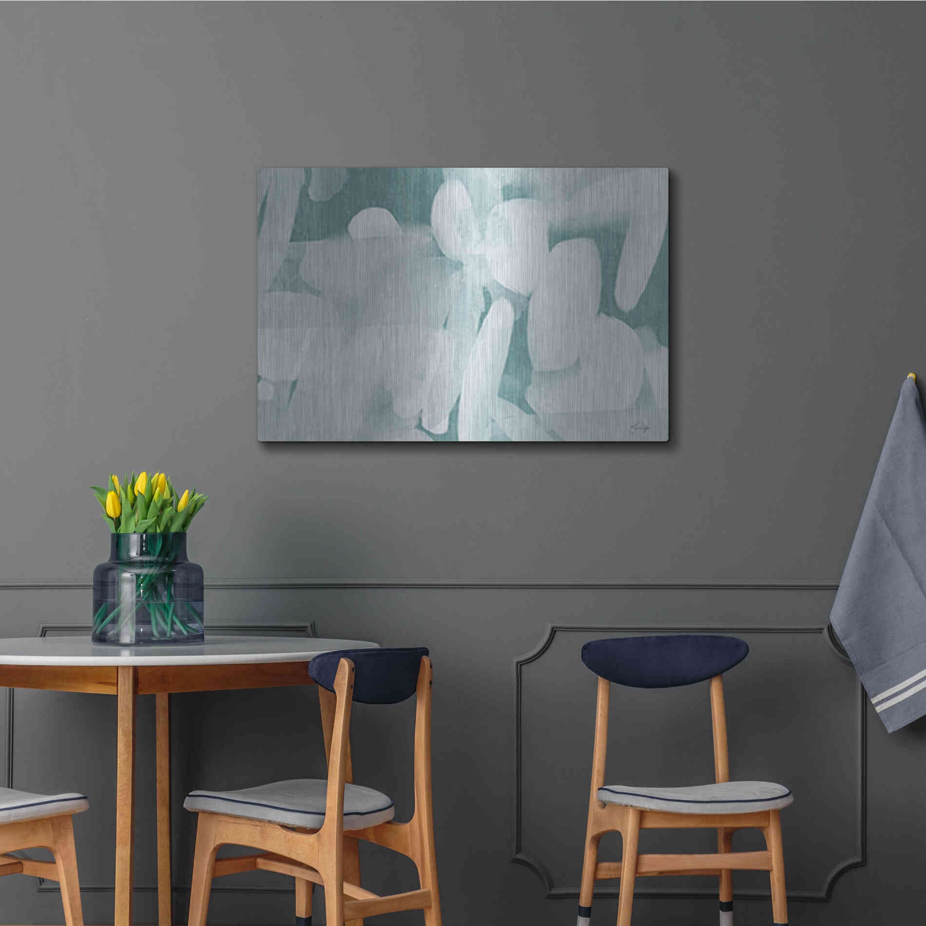 Luxe Metal Art 'Essence of Floating' by Yass Naffas Designs, Metal Wall Art,36x24