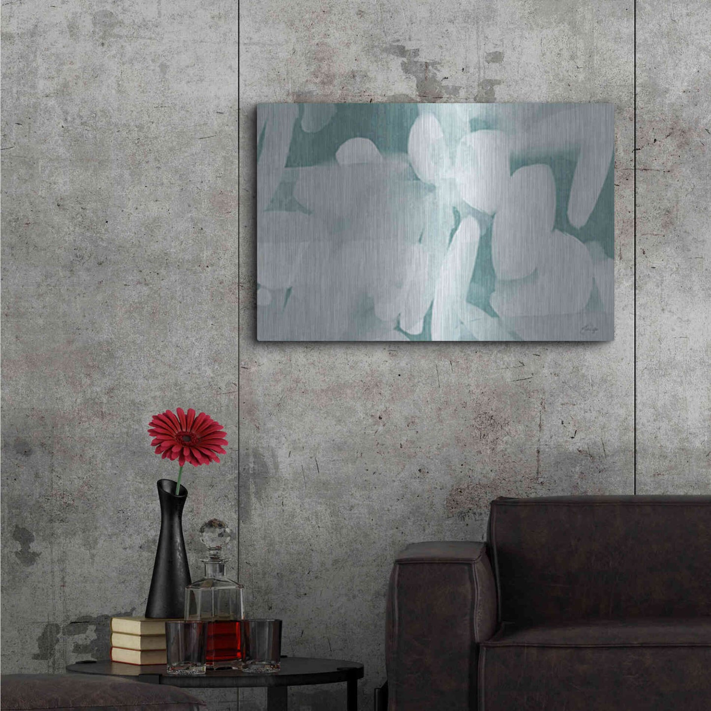 Luxe Metal Art 'Essence of Floating' by Yass Naffas Designs, Metal Wall Art,36x24
