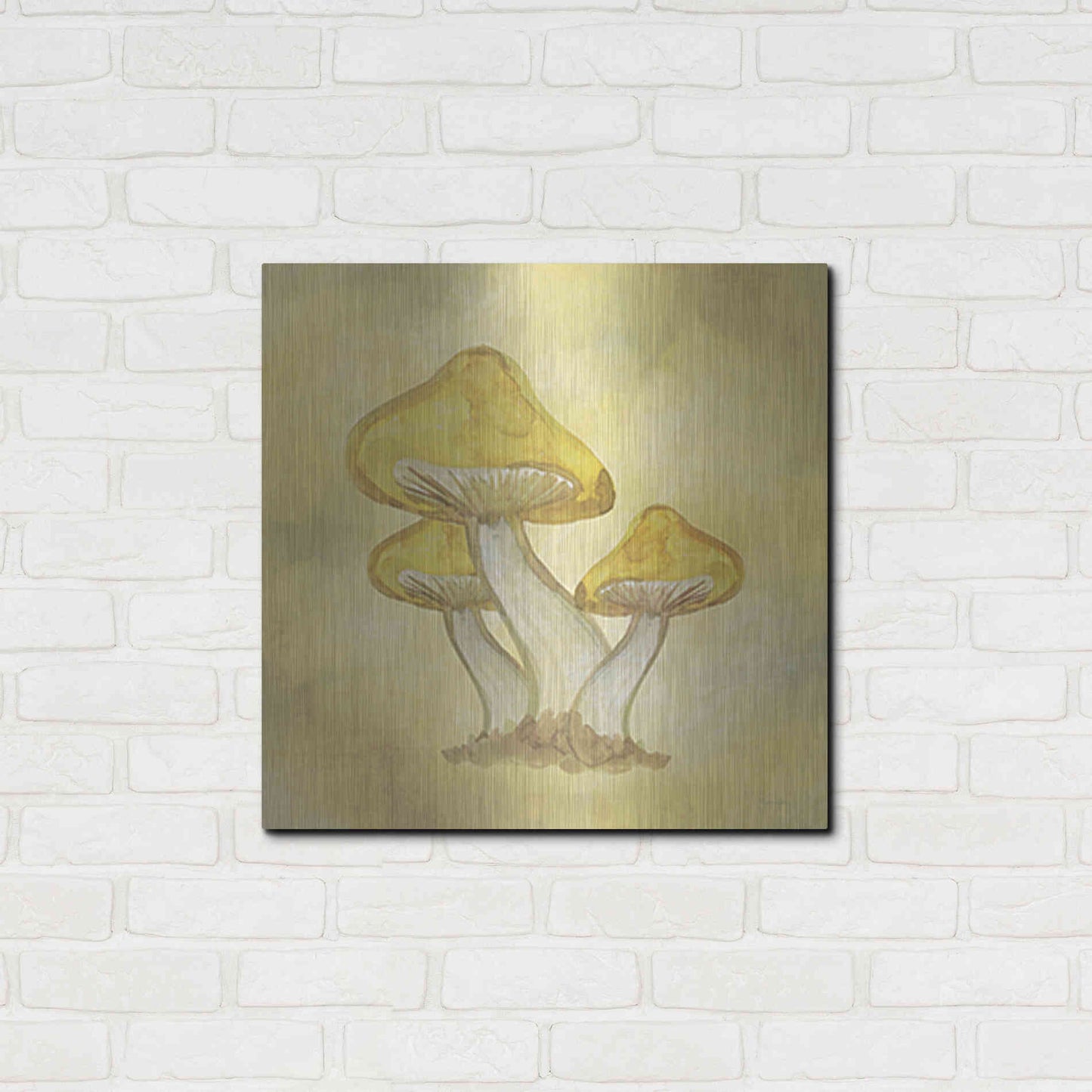 Luxe Metal Art 'Strangest of Places' by Yass Naffas Designs, Metal Wall Art,24x24