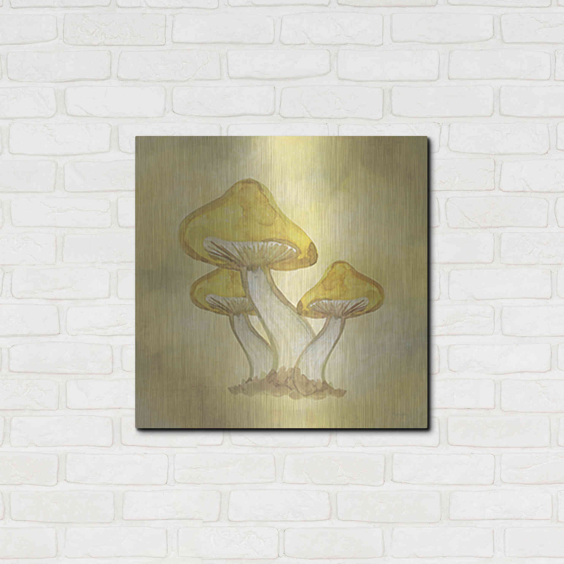 Luxe Metal Art 'Strangest of Places' by Yass Naffas Designs, Metal Wall Art,24x24