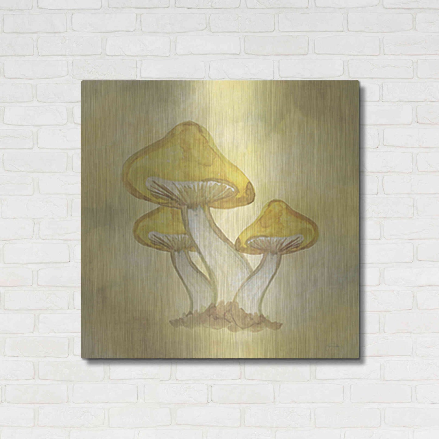 Luxe Metal Art 'Strangest of Places' by Yass Naffas Designs, Metal Wall Art,36x36