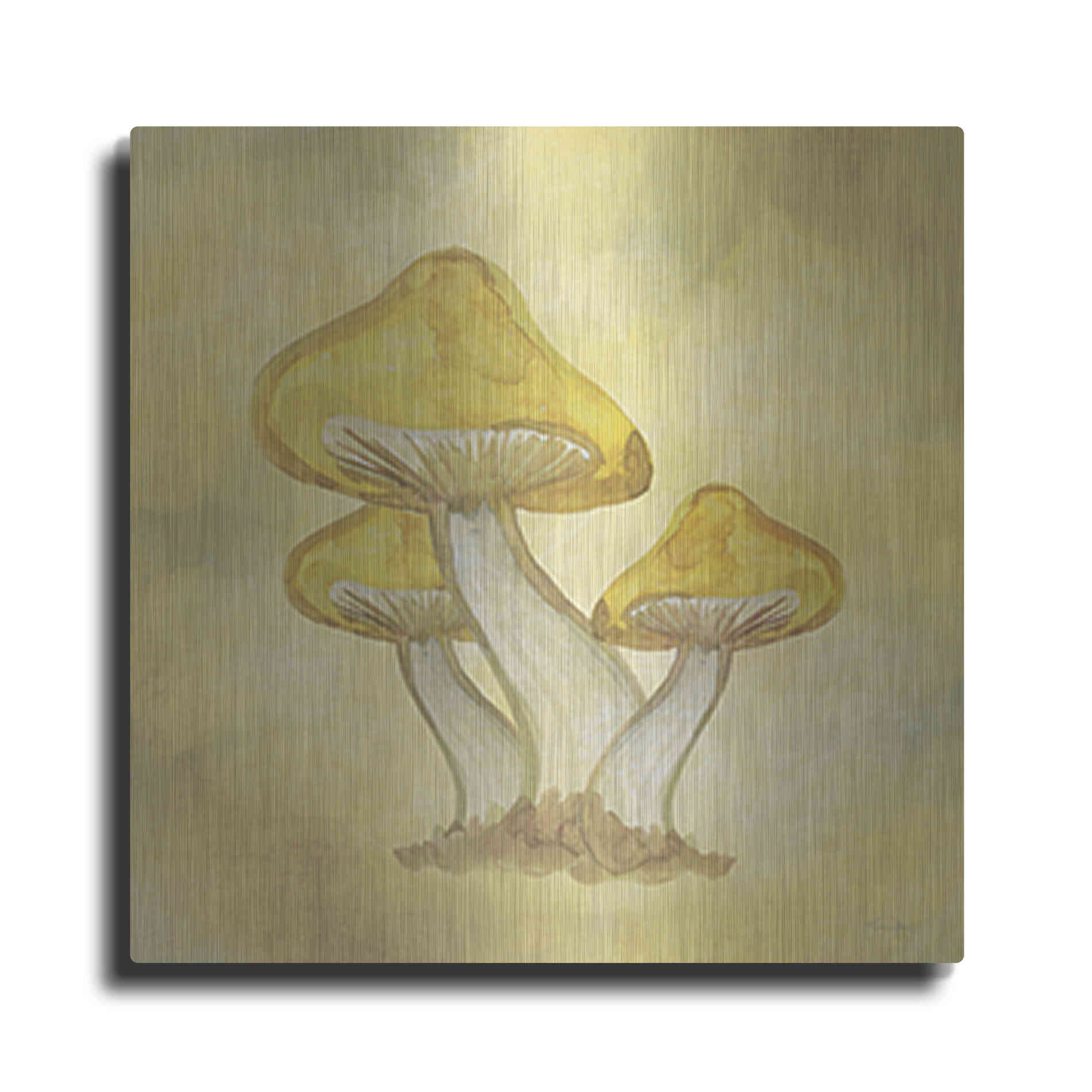 Luxe Metal Art 'Strangest of Places' by Yass Naffas Designs, Metal Wall Art