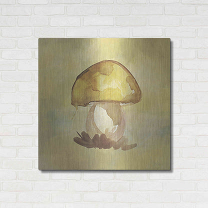 Luxe Metal Art 'Treasured Mushroom' by Yass Naffas Designs, Metal Wall Art,36x36