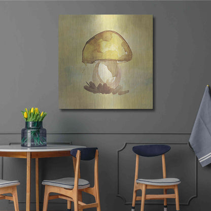 Luxe Metal Art 'Treasured Mushroom' by Yass Naffas Designs, Metal Wall Art,36x36