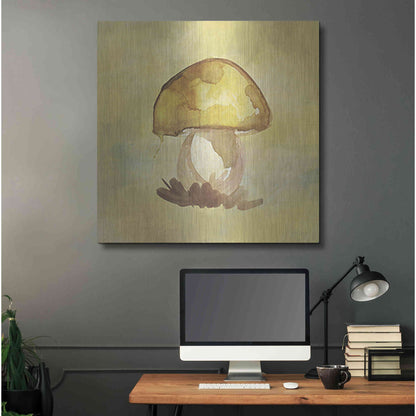 Luxe Metal Art 'Treasured Mushroom' by Yass Naffas Designs, Metal Wall Art,36x36