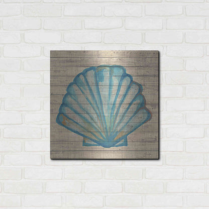 Luxe Metal Art 'A Seashell Wish' by Yass Naffas Designs, Metal Wall Art,24x24