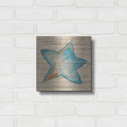 Luxe Metal Art 'A Starfish Wish' by Yass Naffas Designs, Metal Wall Art,12x12
