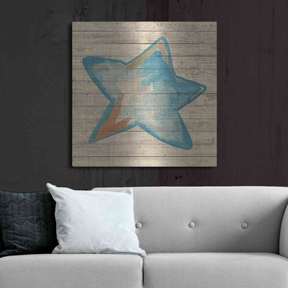 Luxe Metal Art 'A Starfish Wish' by Yass Naffas Designs, Metal Wall Art,36x36