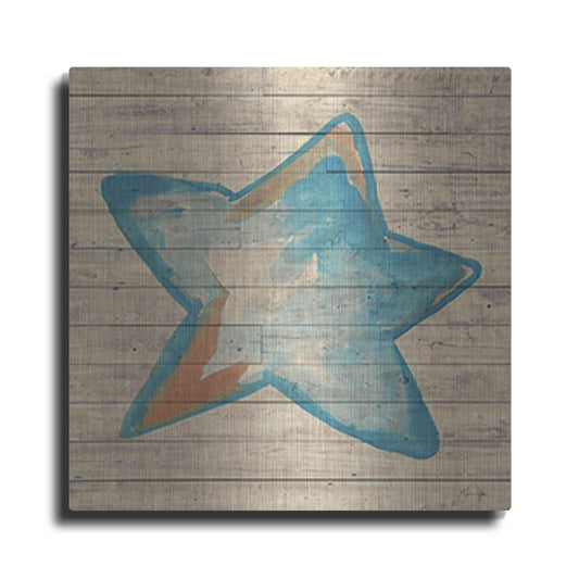 Luxe Metal Art 'A Starfish Wish' by Yass Naffas Designs, Metal Wall Art