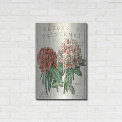 Luxe Metal Art 'Fleur de Printemps' by Sue Schlabach, Metal Wall Art,24x36