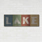 Luxe Metal Art 'Lake Lodge V' by Sue Schlabach, Metal Wall Art,48x16