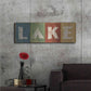Luxe Metal Art 'Lake Lodge V' by Sue Schlabach, Metal Wall Art,48x16