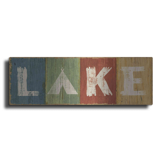 Luxe Metal Art 'Lake Lodge V' by Sue Schlabach, Metal Wall Art