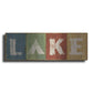 Luxe Metal Art 'Lake Lodge V' by Sue Schlabach, Metal Wall Art