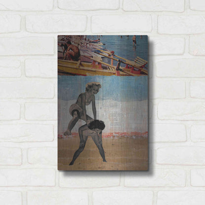 Luxe Metal Art 'Sweet Innocence' by DB Waterman, Metal Wall Art,12x16