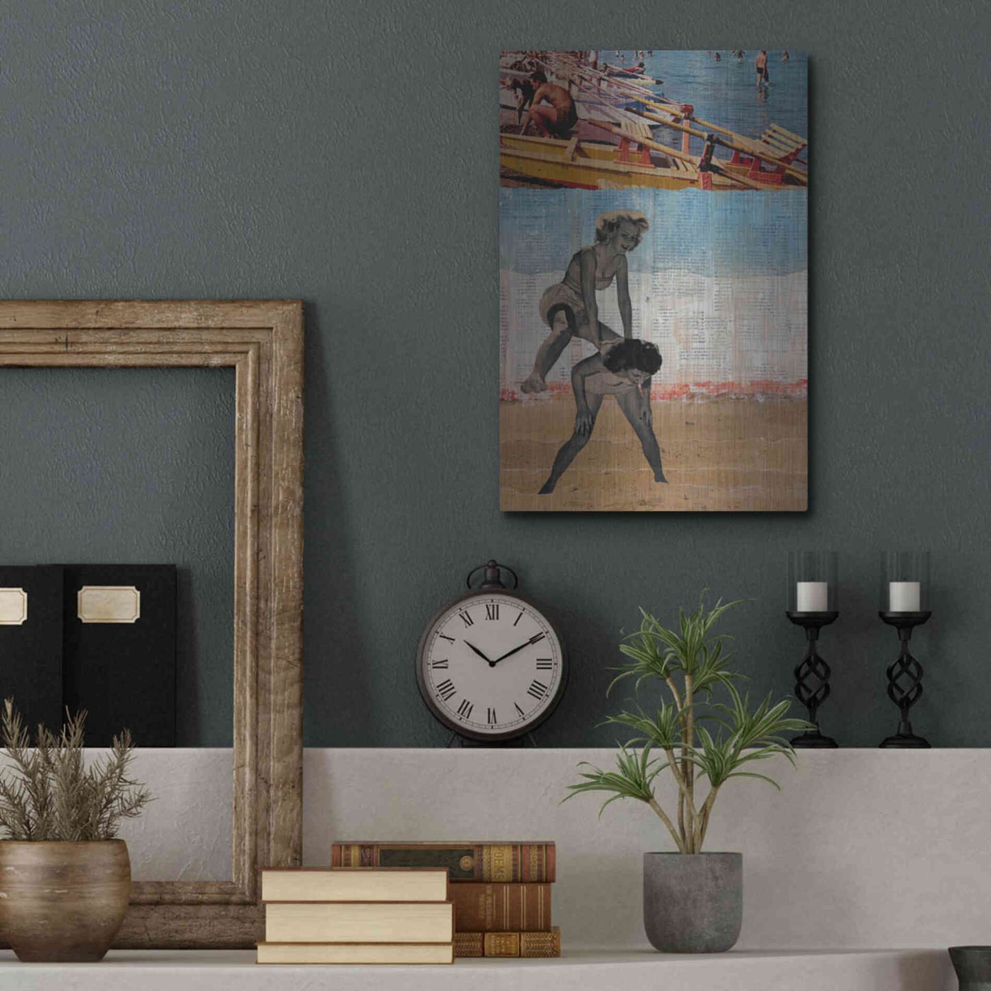 Luxe Metal Art 'Sweet Innocence' by DB Waterman, Metal Wall Art,12x16