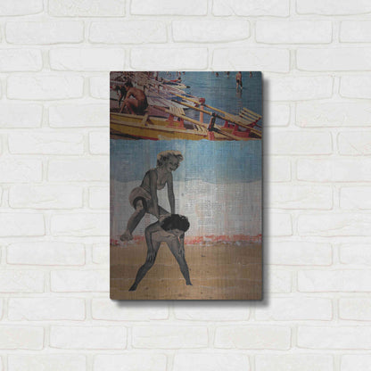 Luxe Metal Art 'Sweet Innocence' by DB Waterman, Metal Wall Art,16x24