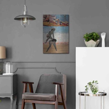 Luxe Metal Art 'Sweet Innocence' by DB Waterman, Metal Wall Art,16x24