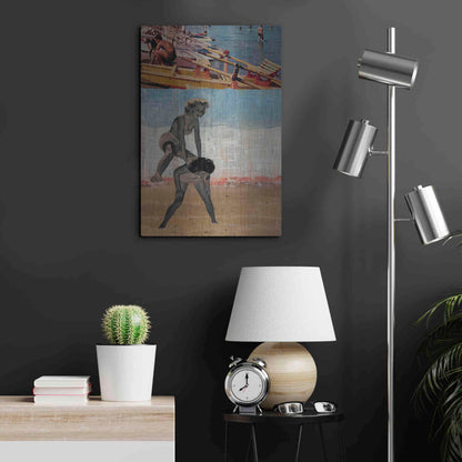 Luxe Metal Art 'Sweet Innocence' by DB Waterman, Metal Wall Art,16x24