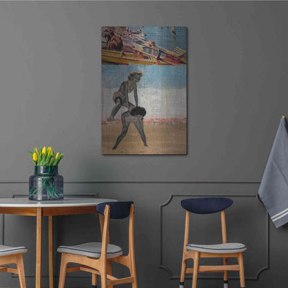 Luxe Metal Art 'Sweet Innocence' by DB Waterman, Metal Wall Art,24x36