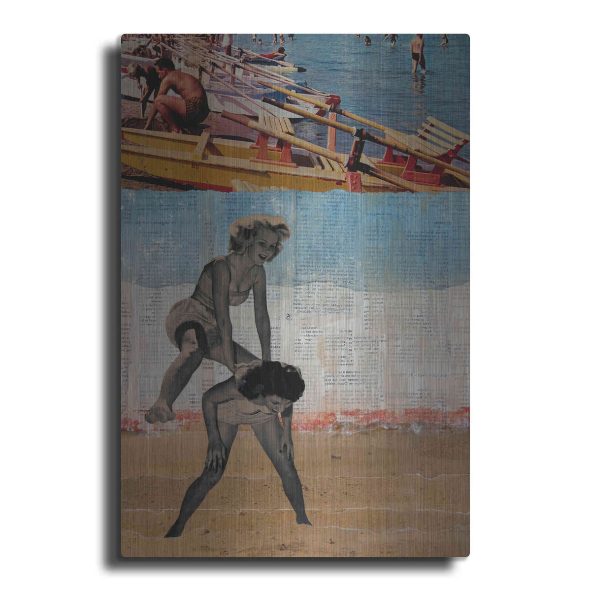 Luxe Metal Art 'Sweet Innocence' by DB Waterman, Metal Wall Art