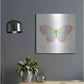 Luxe Metal Art 'White Barn Butterflies I' by Sue Schlabach, Metal Wall Art,24x24