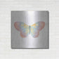Luxe Metal Art 'White Barn Butterflies I' by Sue Schlabach, Metal Wall Art,36x36