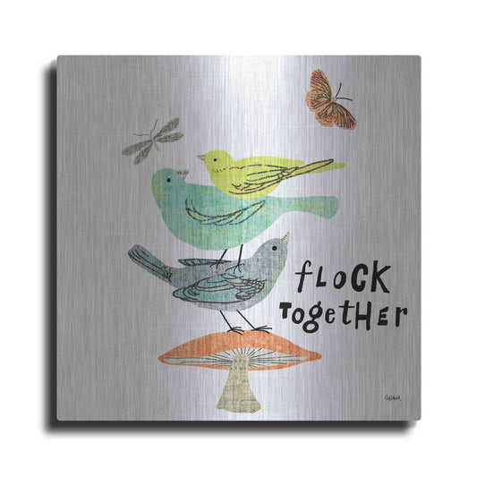 Luxe Metal Art 'Wild Wings II' by Sue Schlabach, Metal Wall Art