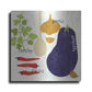 Luxe Metal Art 'Italiano Eggplant' by Sue Schlabach, Metal Wall Art