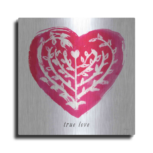 Luxe Metal Art 'True Love' by Sue Schlabach, Metal Wall Art