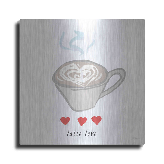 Luxe Metal Art 'Latte Love' by Sue Schlabach, Metal Wall Art