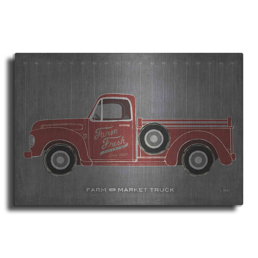 Luxe Metal Art 'Farm Truck' by Sue Schlabach, Metal Wall Art