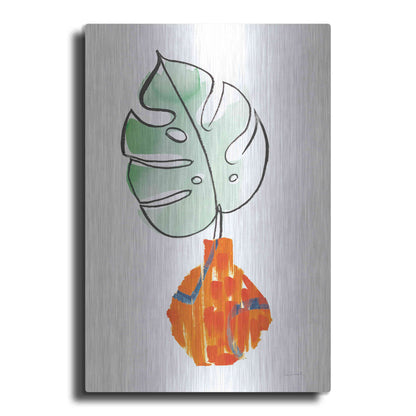 Luxe Metal Art 'Vase Phase I' by Sue Schlabach, Metal Wall Art