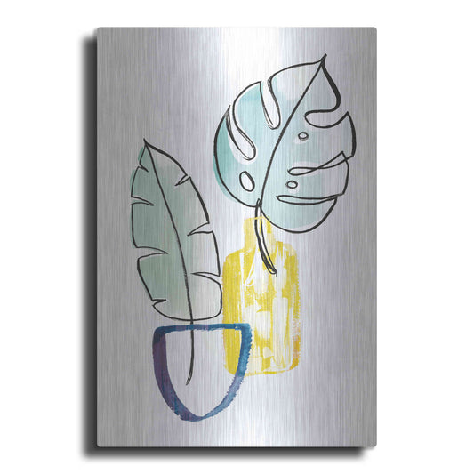 Luxe Metal Art 'Vase Phase III' by Sue Schlabach, Metal Wall Art