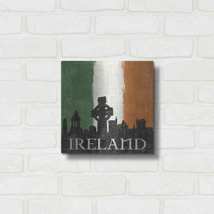 Luxe Metal Art 'Ireland' by Moira Hershey, Metal Wall Art,12x12