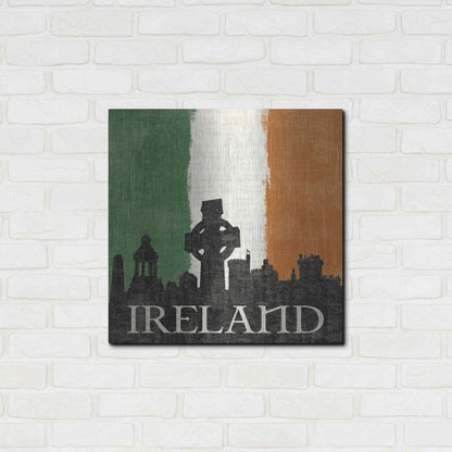 Luxe Metal Art 'Ireland' by Moira Hershey, Metal Wall Art,24x24
