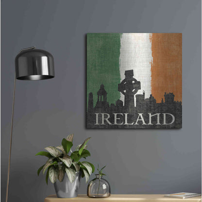 Luxe Metal Art 'Ireland' by Moira Hershey, Metal Wall Art,24x24