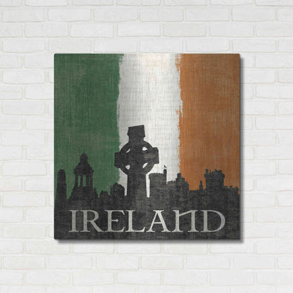 Luxe Metal Art 'Ireland' by Moira Hershey, Metal Wall Art,36x36