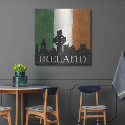 Luxe Metal Art 'Ireland' by Moira Hershey, Metal Wall Art,36x36
